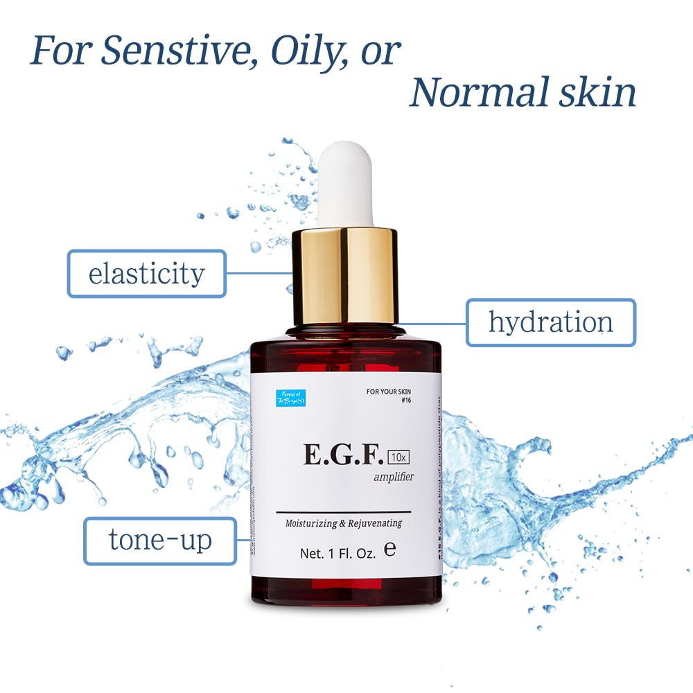 FOREST OF THE BORGES'S EGF Serum dropper enables precise dosing for personalized use