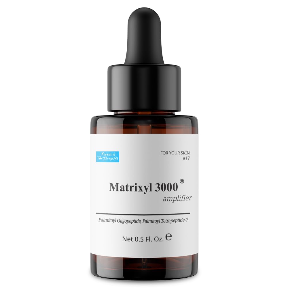 Forest of the Borges's Matrixyl 3000 Amplifier Serum bottle for smoother skin.