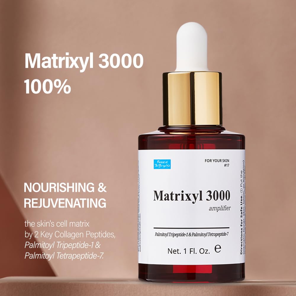 Ingredient label highlights Matrixyl 3000 from Sederma for resilience.