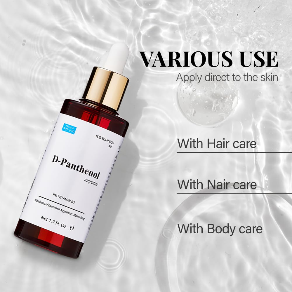 Forest of the Borges's D-Panthenol serum at 75 percent purity for easy dilution.