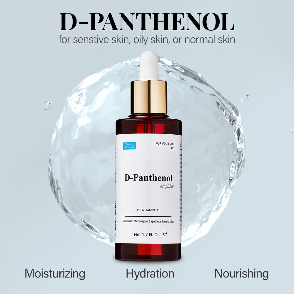Forest of the Borges's D-Panthenol serum on ends for nourished-looking hair.