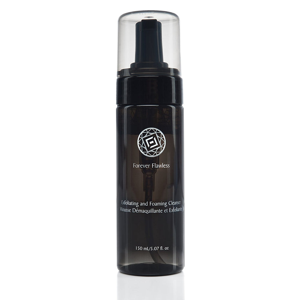 Forever Flawless diamond powder closeup signals micro-exfoliation for renewed skin.
