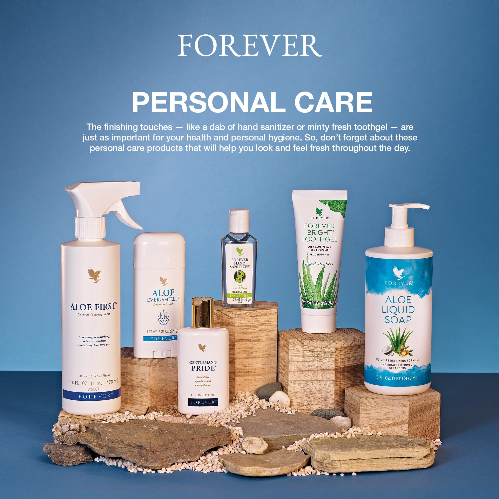 Forever Living Aloe Ever-Shield: formule végane et sans gluten adaptée aux peaux sensibles.