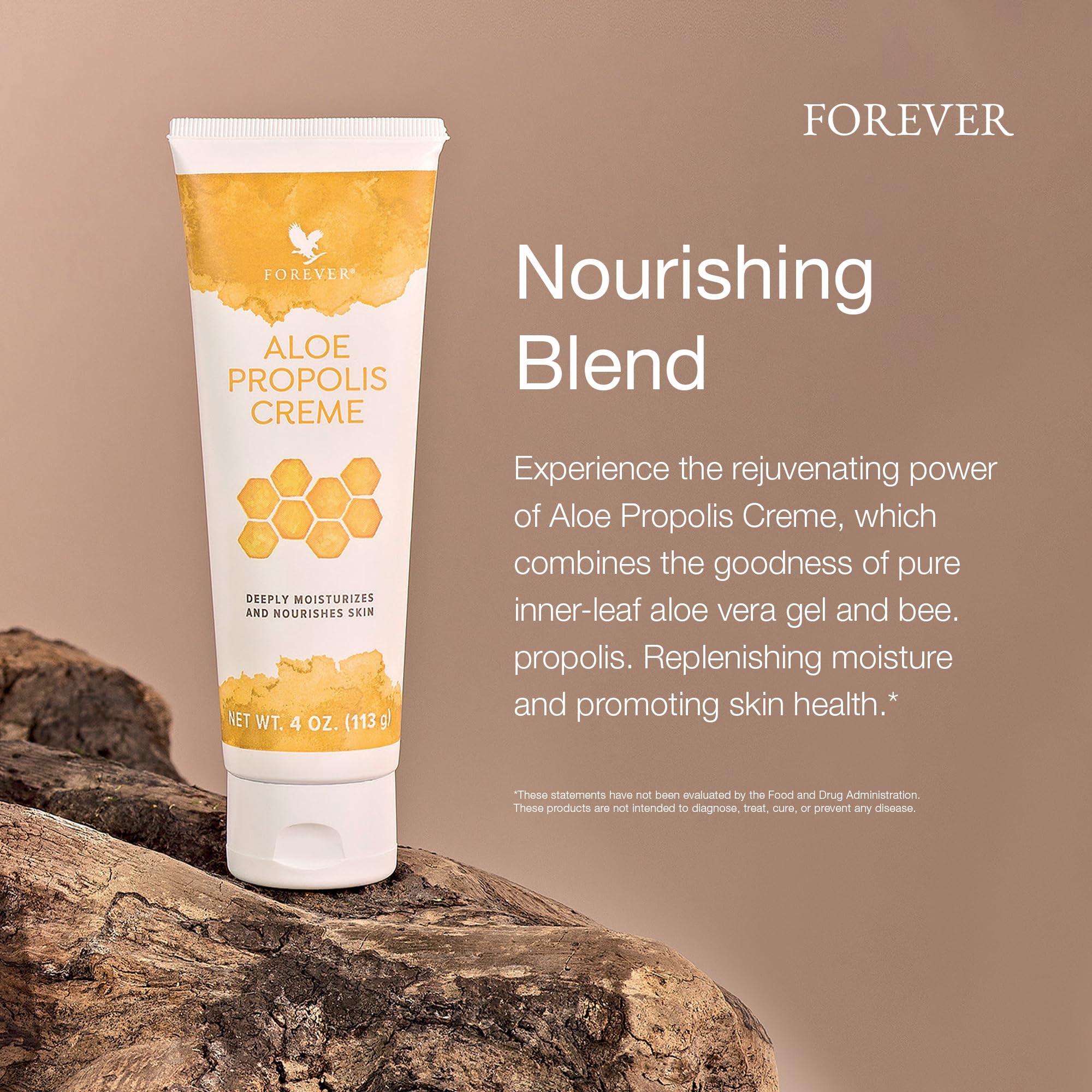 Forever Living Aloe Propolis Creme rich creamy texture on skin