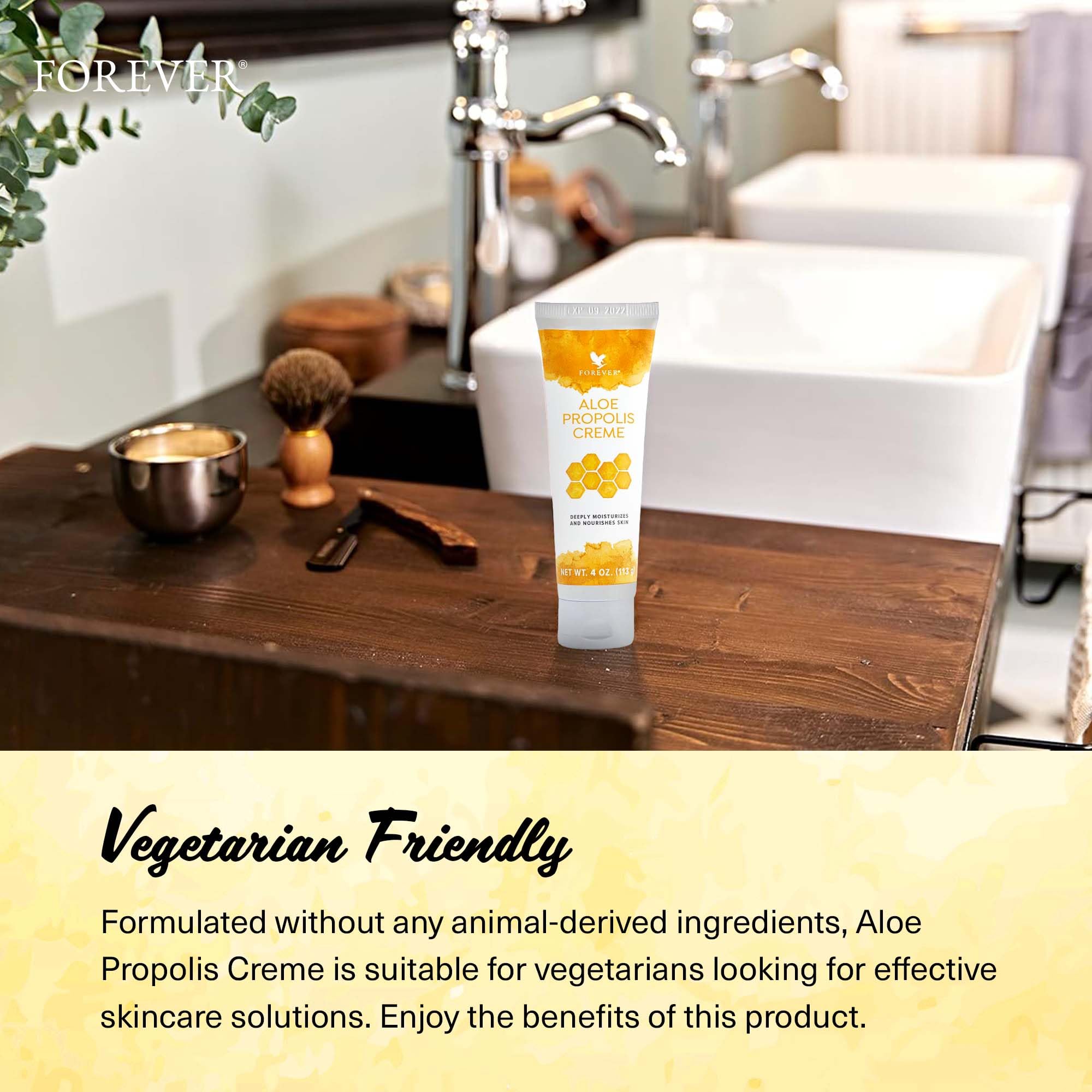 Forever Living Aloe Propolis Creme two pack packaging suitable for sharing or travel