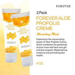 Forever Living Aloe Propolis Creme rich texture ready for daily moisturizing
