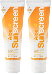 Forever Living Aloe Sunscreen SPF 30 bottle front view, lightweight protection for sunny days.