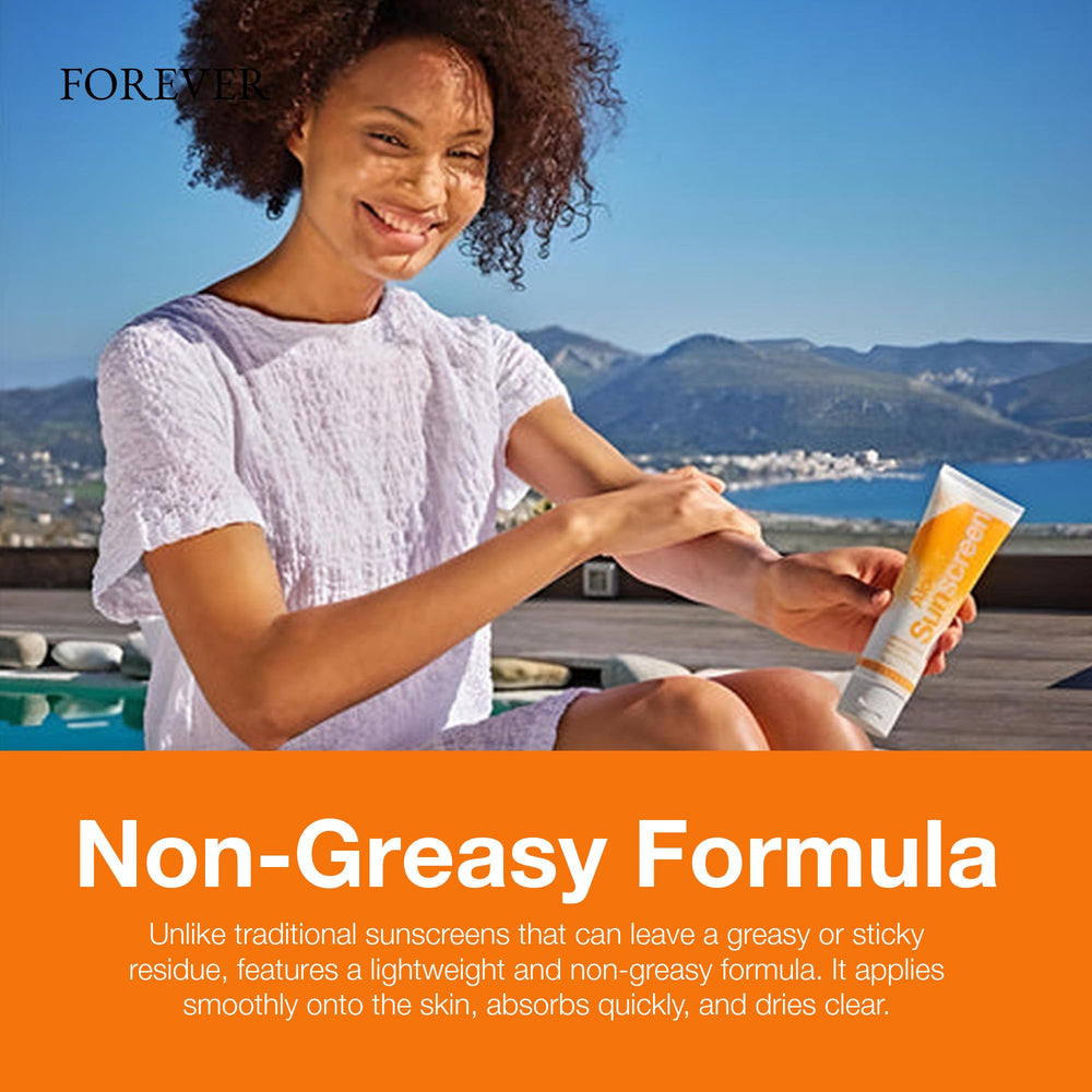 Forever Living Aloe Sunscreen SPF 30 pack shot, two-pack option for home and travel.