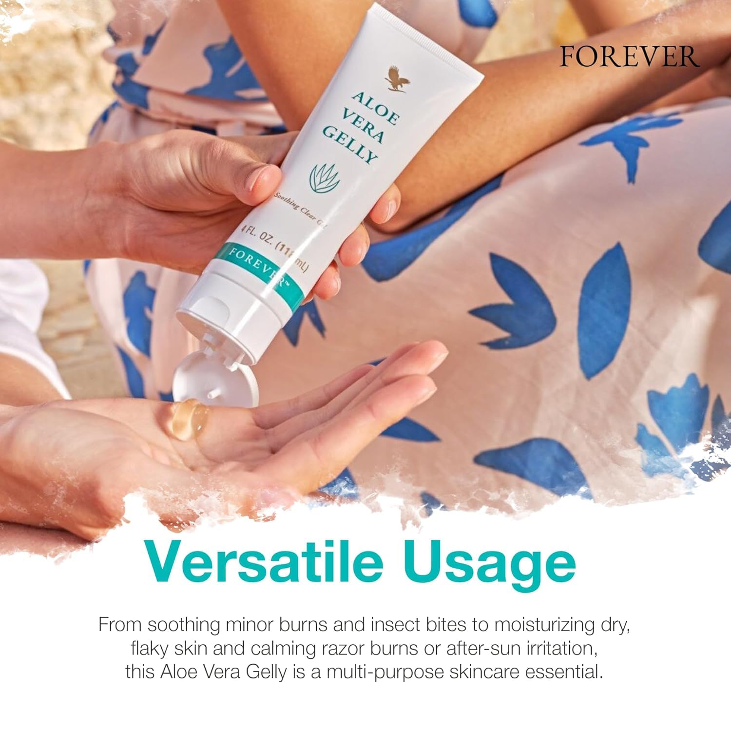 Forever Living Aloe Vera Gelly packaging and label.