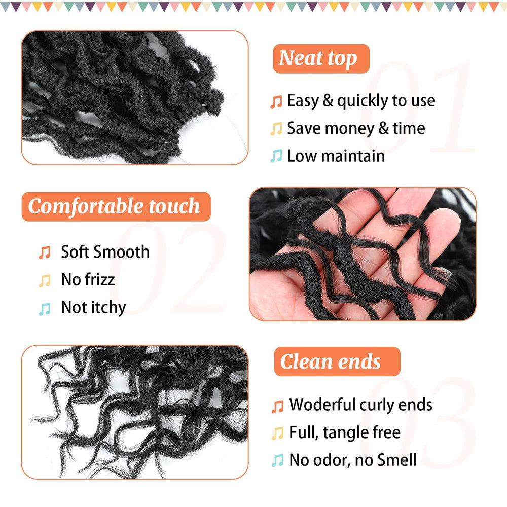 Forevery Goddess Locs lightweight and soft for comfortable daily wear.