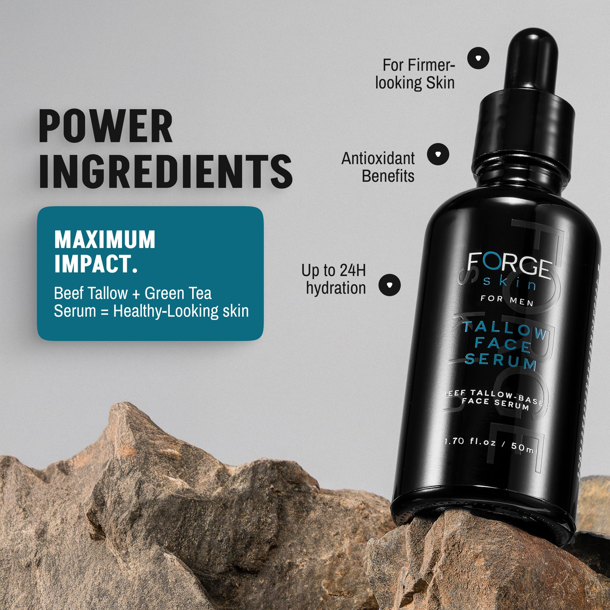 Forge Skin Men skincare night routine demonstrates easy nightly integration.