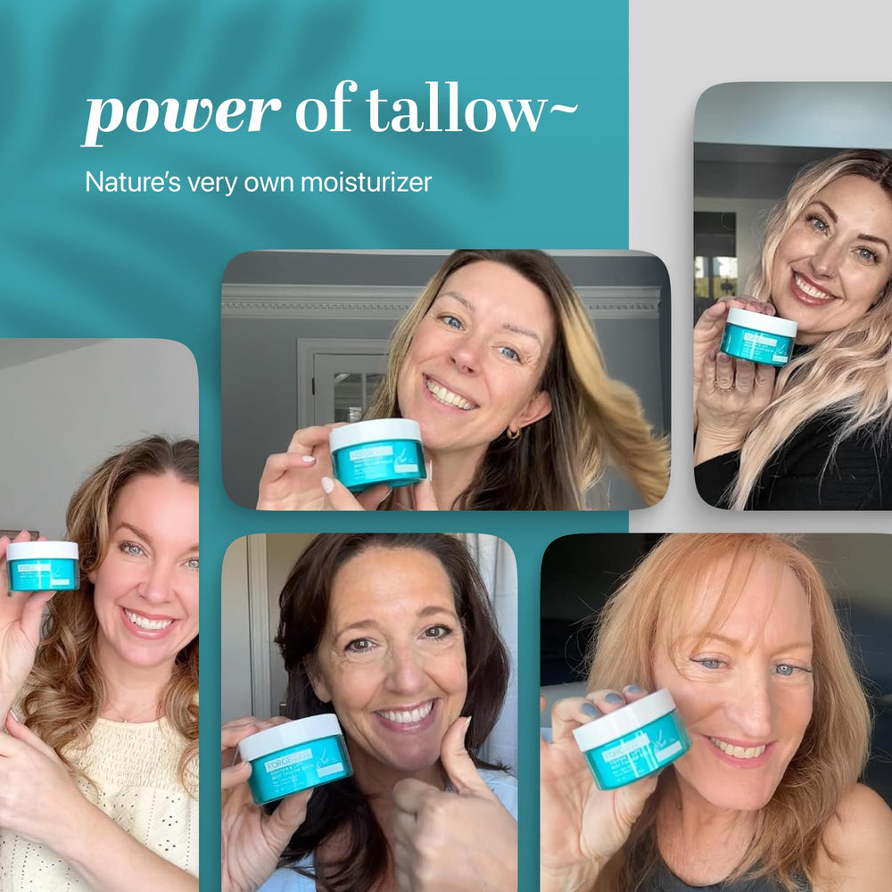 Neck application of Forge Skin Tighten & Lift Balm demonstrates gentle lifting