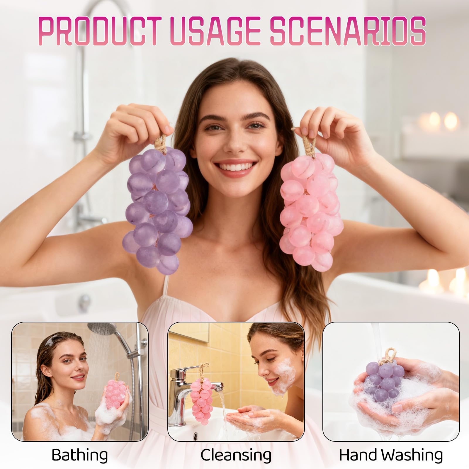 ForgeVibe Grape Soap on a Rope gift-wrapped for a thoughtful present