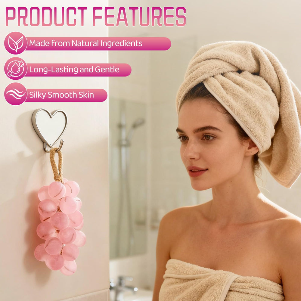 ForgeVibe Grape Soap on a Rope provides a gentle lather for face and body