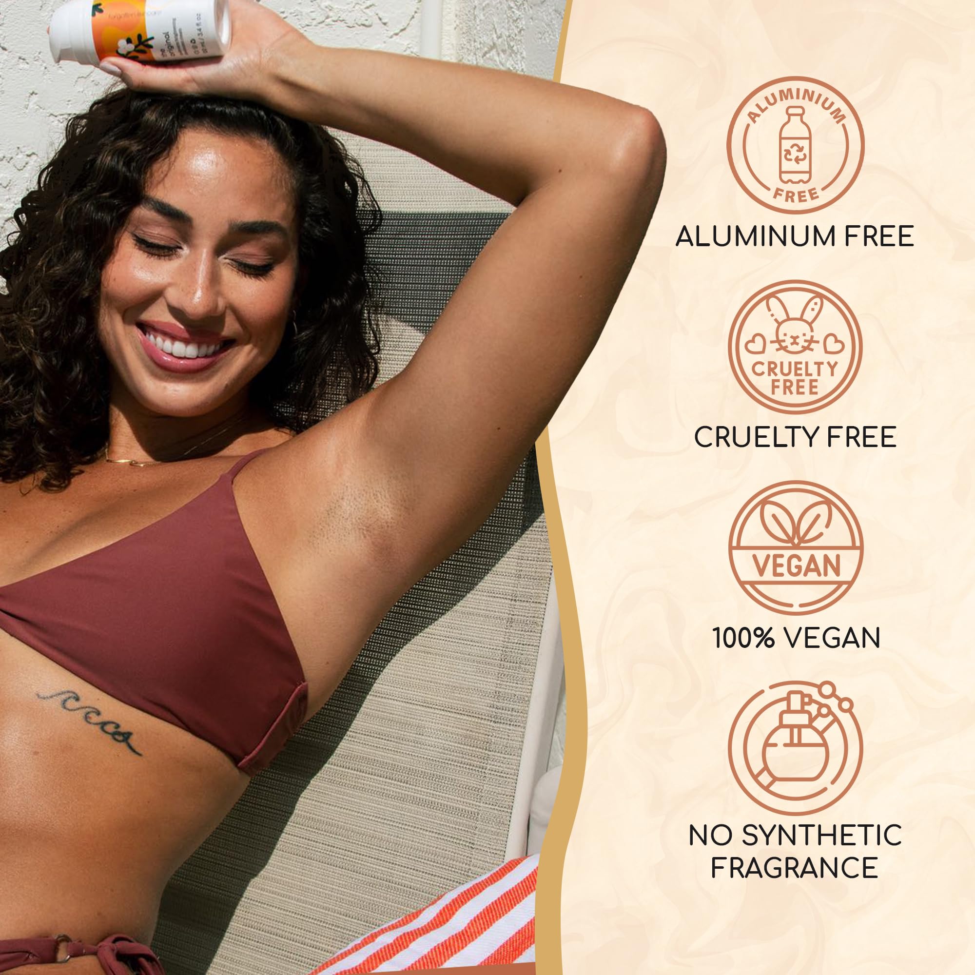 Forgotten Skincare original underarm brightening cream before-after concept image