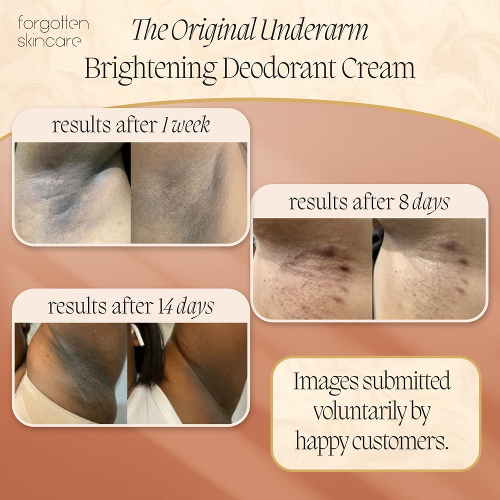 Forgotten Skincare salicylic acid exfoliation action for underarm renewal