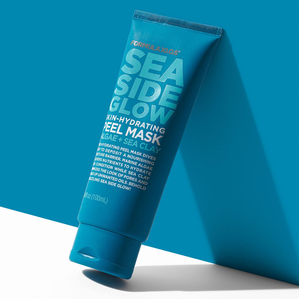FORMULA 10.0.6 Sea Side Glow ingredients close-up: marine algae and sea clay for nourishment