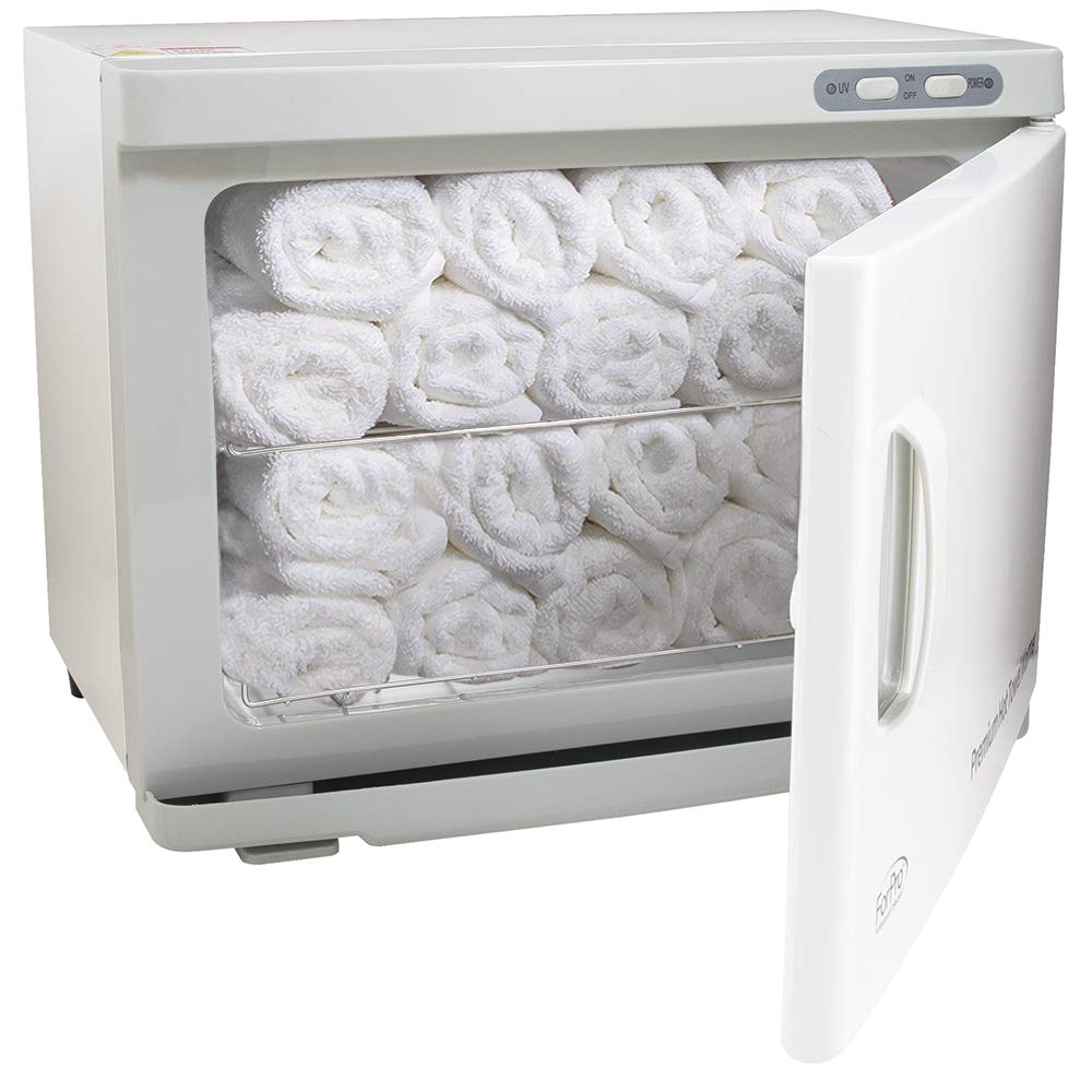 ForPro Premium hot towel warmer insulated cabinet stays cool during use