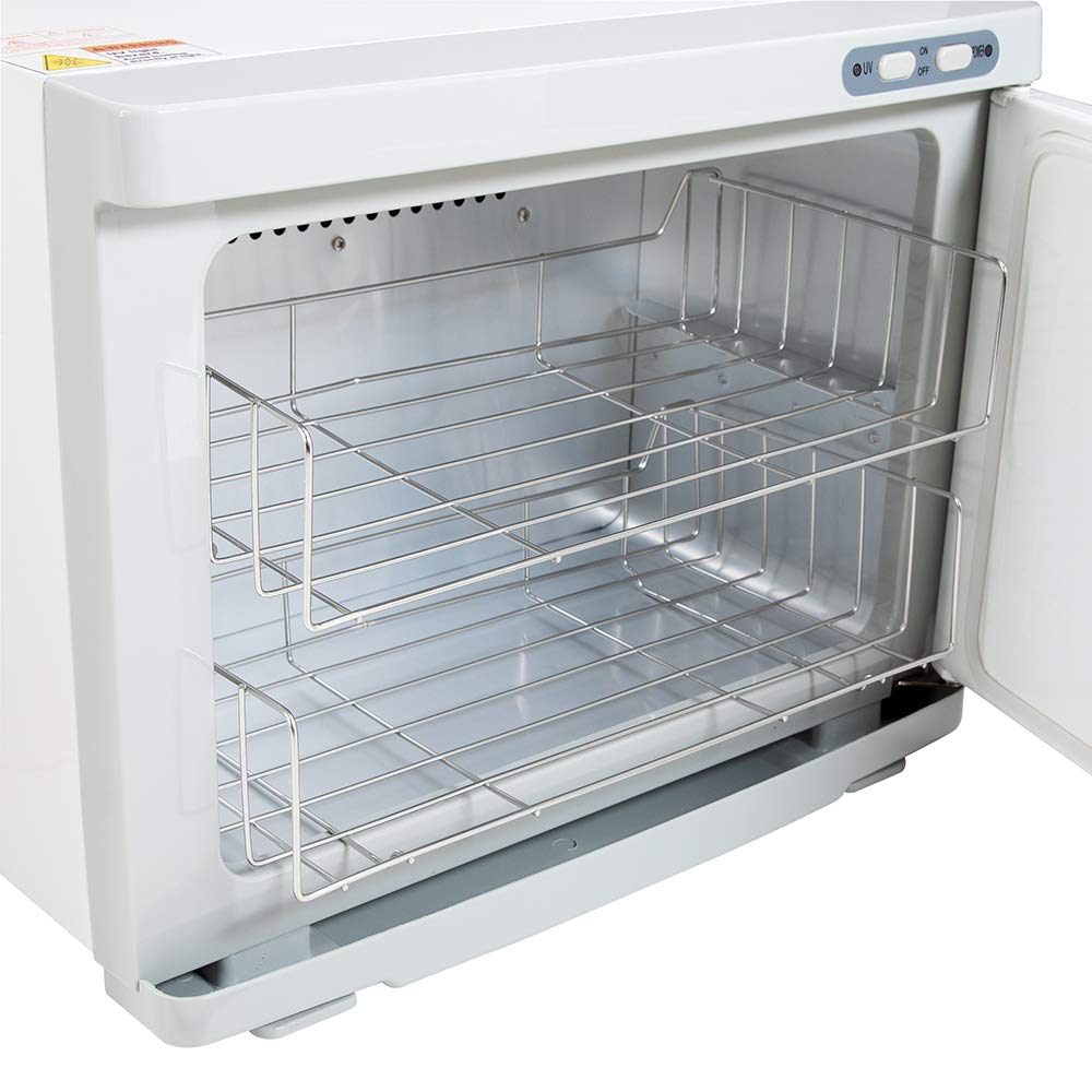 ForPro Premium hot towel warmer includes water-drip tray for tidy setup