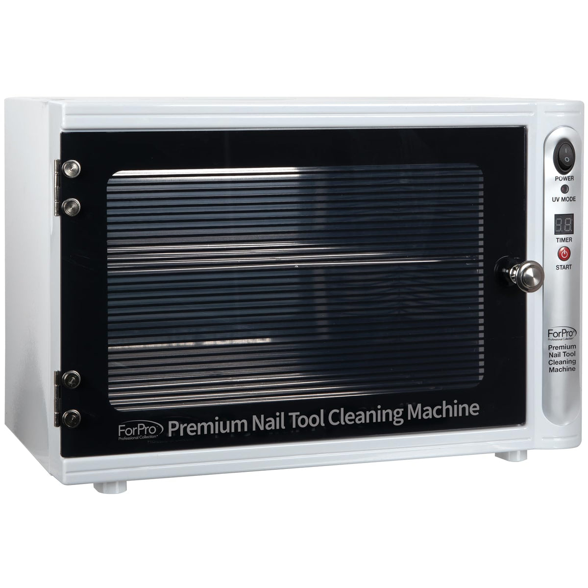 ForPro Premium UV Sanitizer shows towels on racks ready for sanitizing sessions