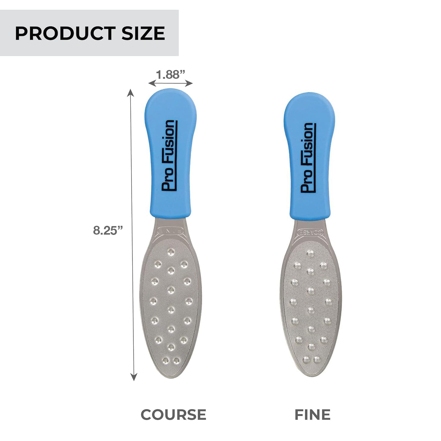 ForPro Pro Fusion pedicure file double-sided for smoothing and polishing feet