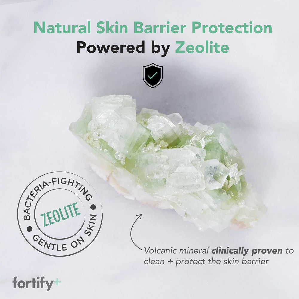 Fortify Skincare fragrance-free hypoallergenic wipes for daily use.