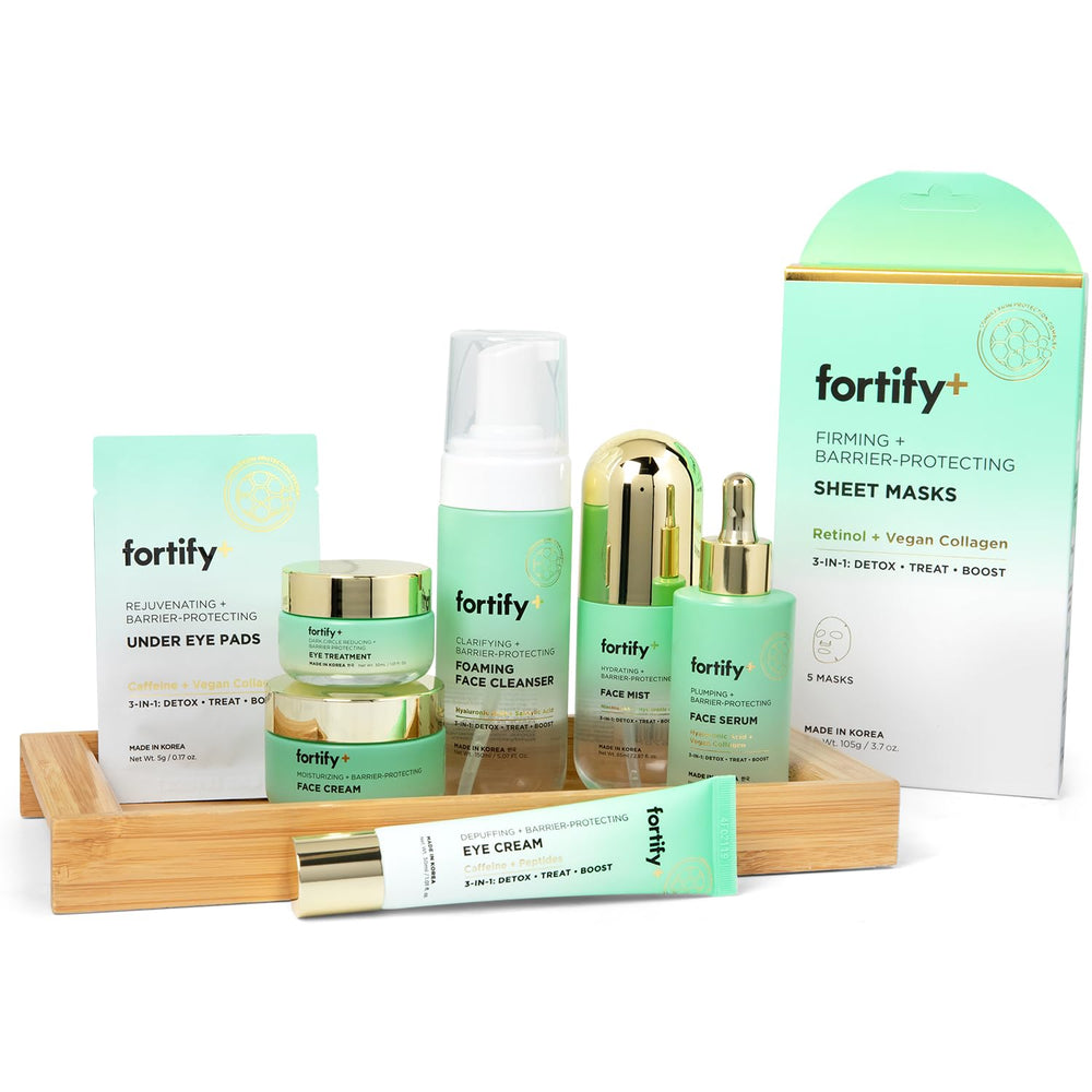 Fortify Skincare Total Rejuvenation Set foaming cleanser bottle for gentle cleansing and refreshed skin