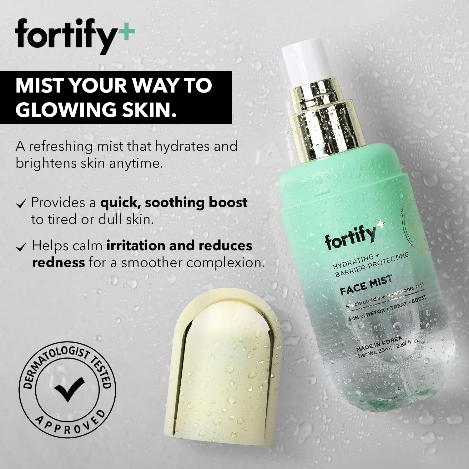 Fortify Skincare Total Rejuvenation Set sheet masks hydrating and calming redness