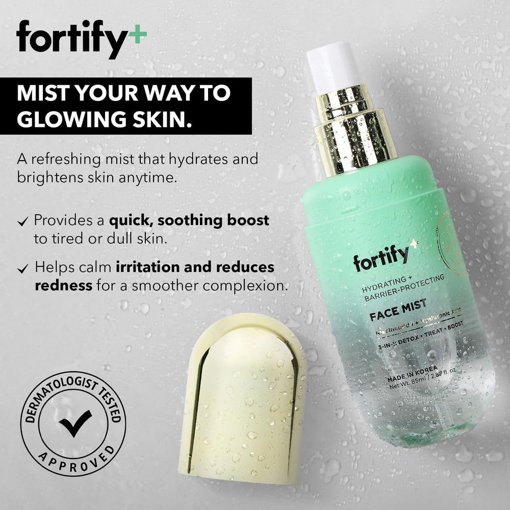 Fortify Skincare Total Rejuvenation Set sheet masks hydrating and calming redness