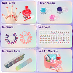 Fostro unicorn-theme press-on nails for quick, mess-free looks.