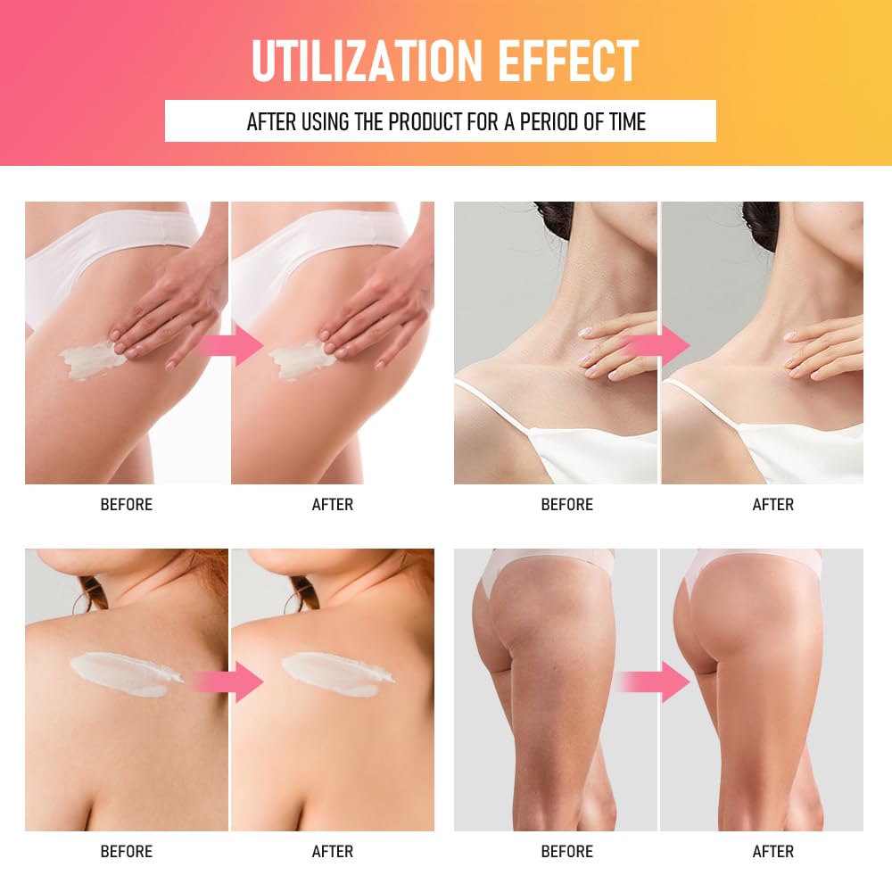 Fovcos Bum Cream being massaged into skin for quick absorption.