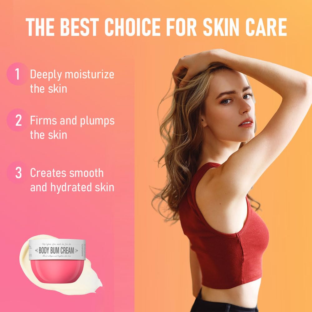 Fovcos Bum Cream visibly improves firmness and helps skin feel plumper.