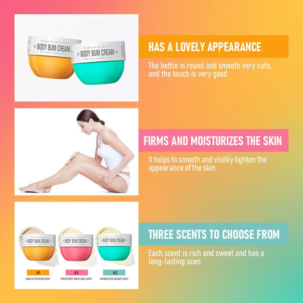 Fovcos Bum Cream red bottle with fresh fruity scent for everyday brightness.