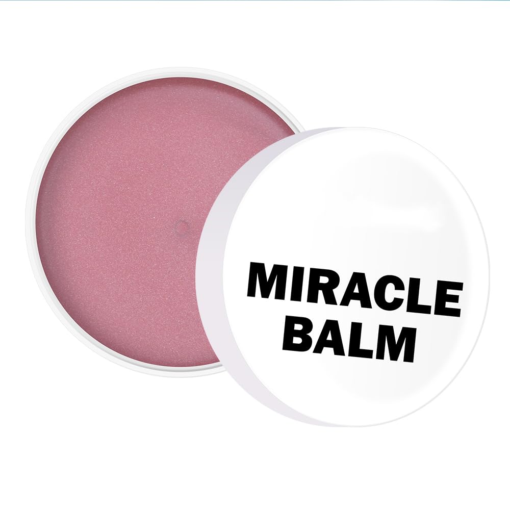 Fovcos Miracle Balm on eyelids for creamy tint and natural glow.