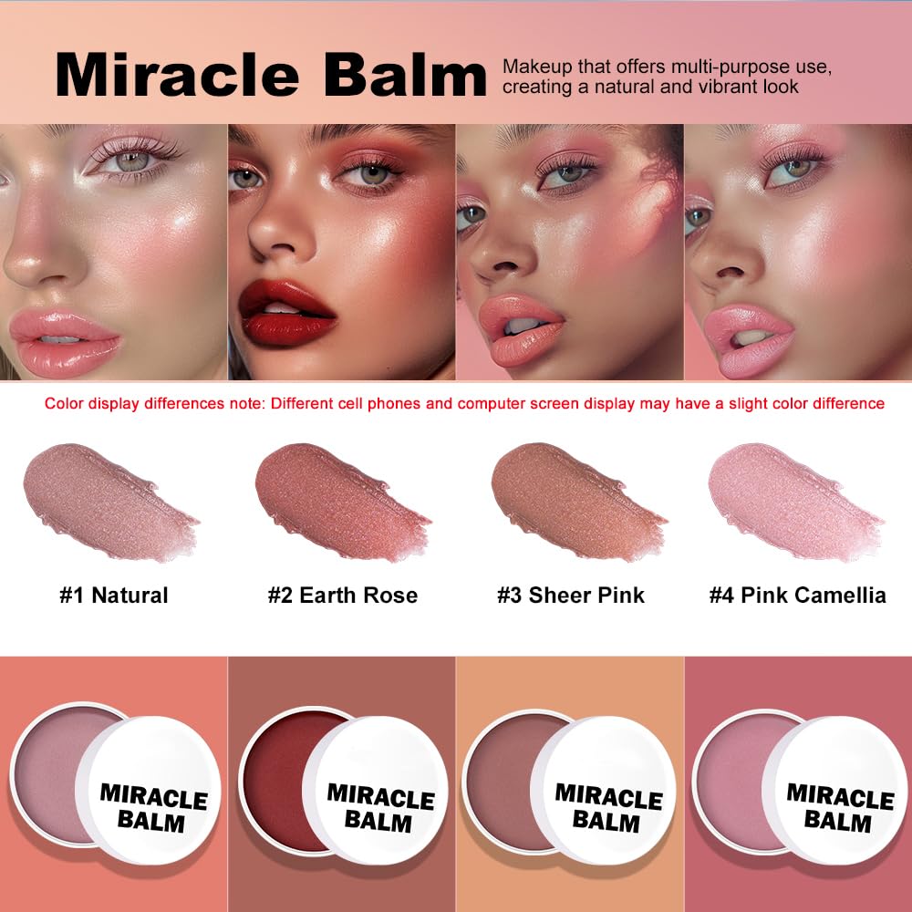 Fovcos Miracle Balm as eyelid tint gives soft-focus shine.