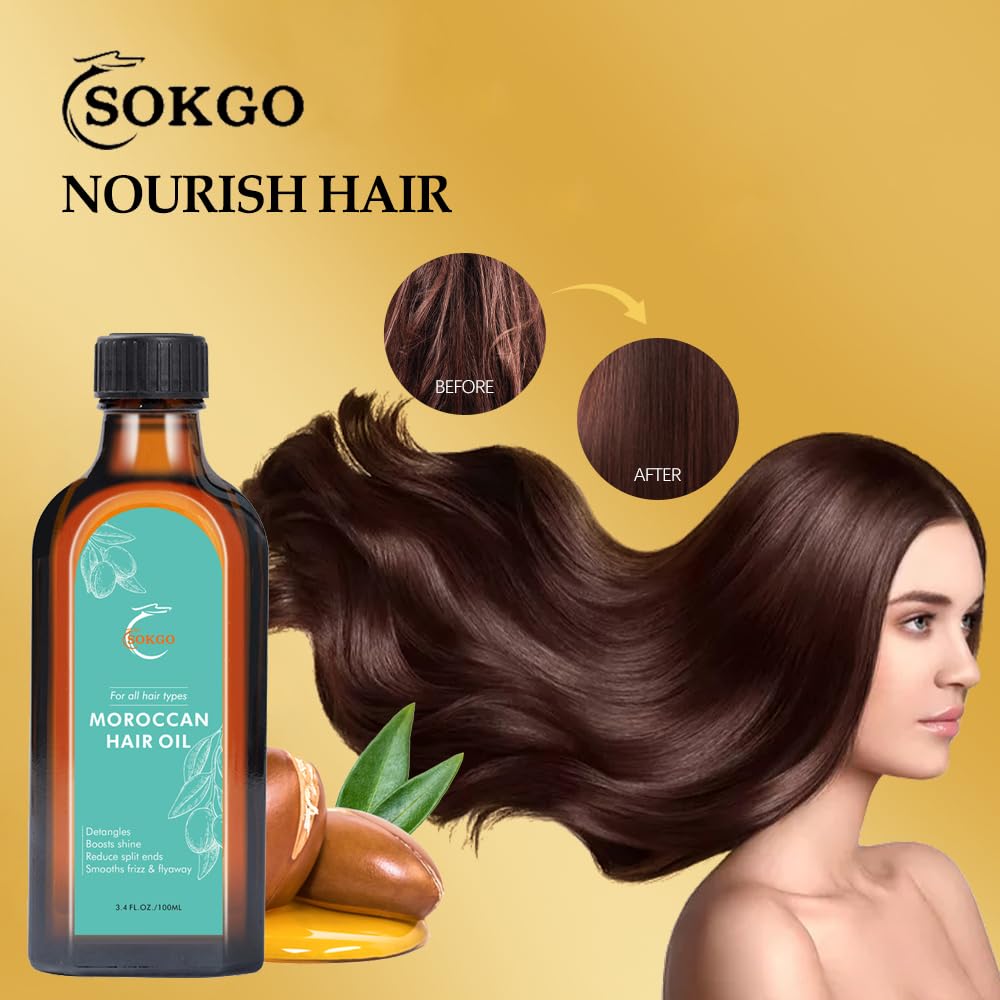 Fovcos Moroccan Argan Treatment bottle with pump ready for daily use.