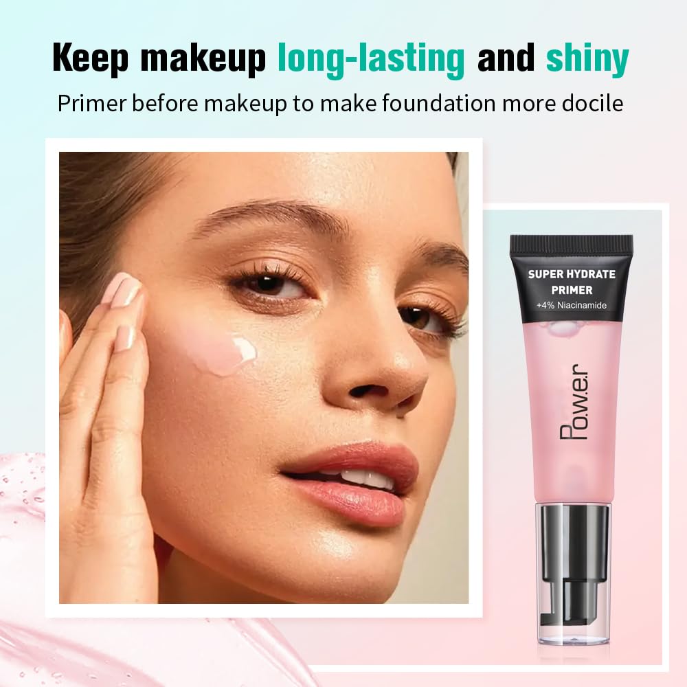 Fovcos Power Face Primer hydrating formula keeps makeup looking fresh