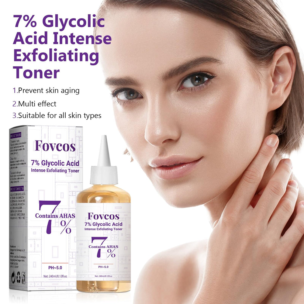 Fovcos toner helping minimize fine lines for a more youthful look