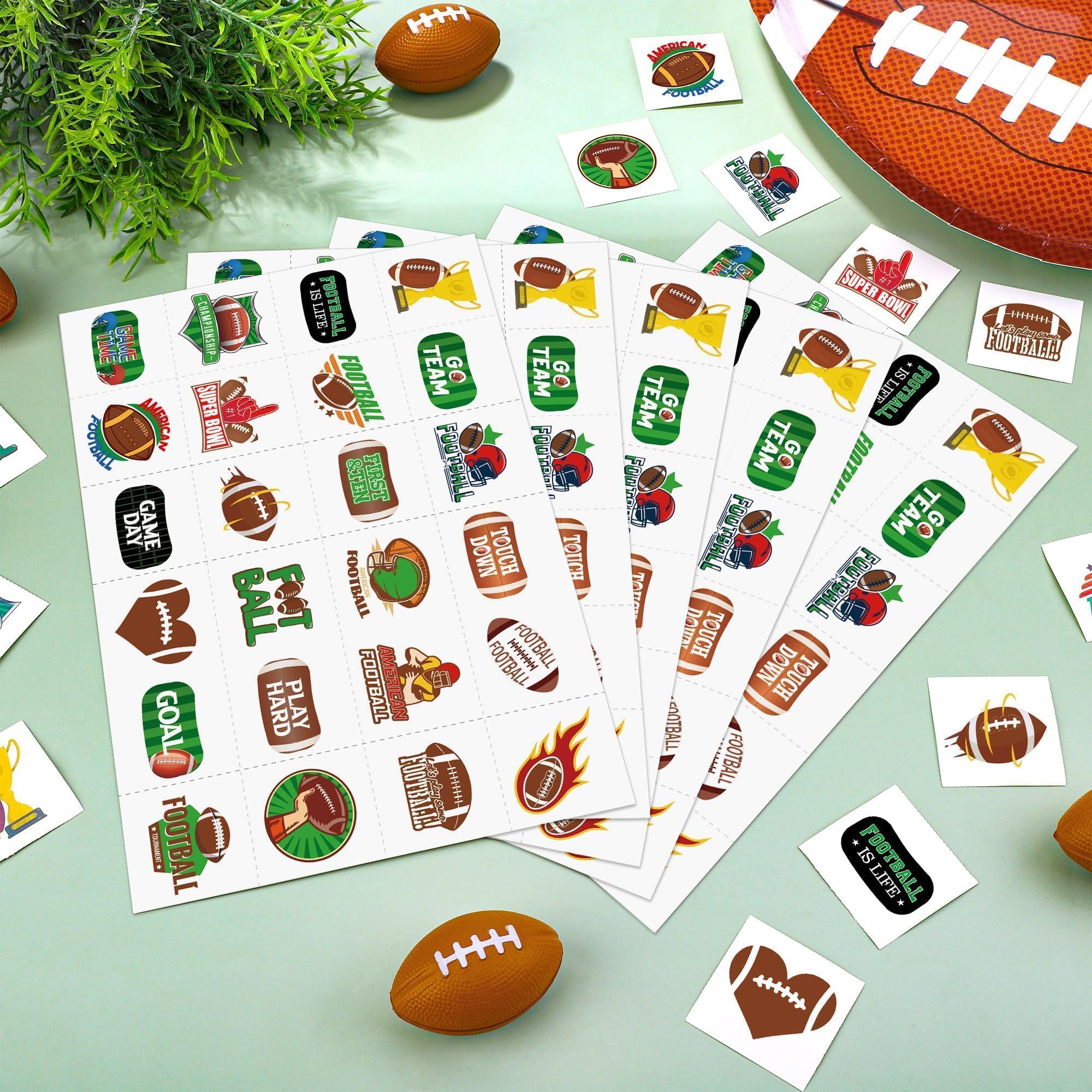 Fovths colorful football patterns on skin perfect for game-day style