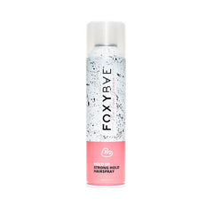 FoxyBae hair spray bottle front for all-day hold