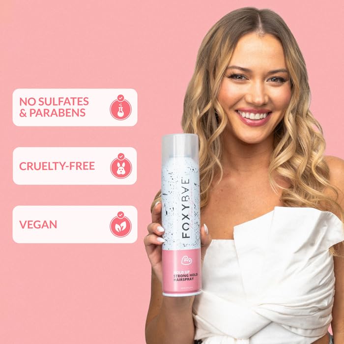 FoxyBae bottle demonstrates flexible hold for voluminous styles
