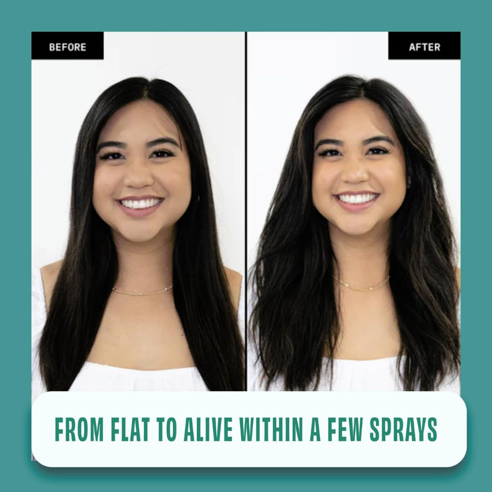 FoxyBae sea salt spray provides humidity-resistant hold for lasting waves.