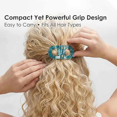 FOYA magnetic hair clips smooth rounded edges prevent snagging.