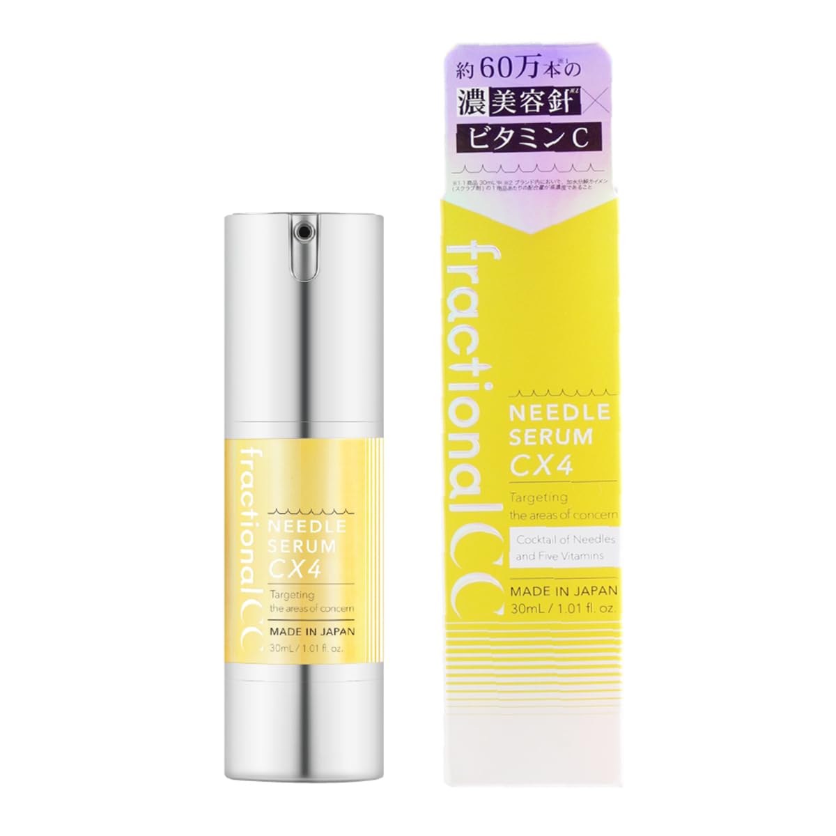Fractional CC CX4 bottle ready for premium skincare routine and absorption