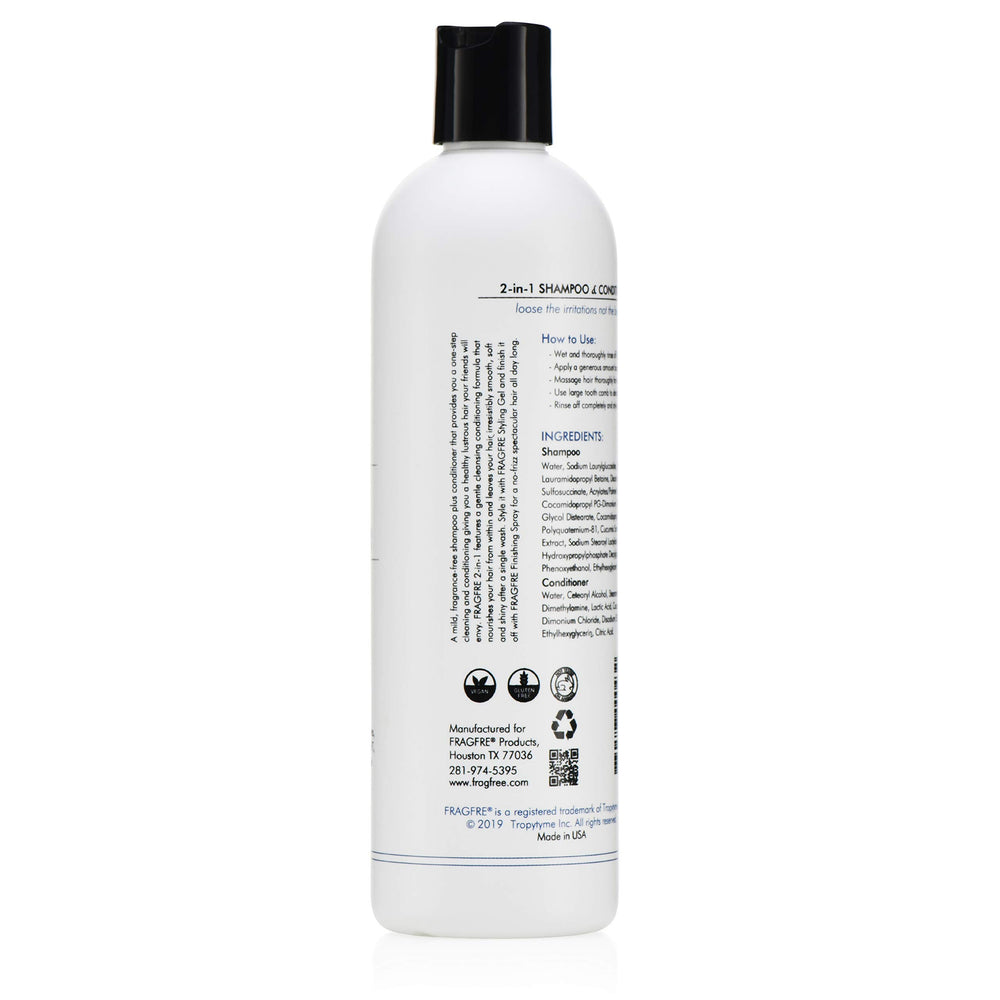 Fragfre 2-in-1 packaging close-up highlights recyclable materials.