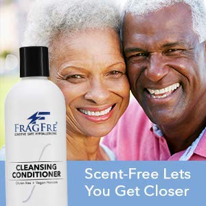 FRAGFRE bottle on vanity highlights 12 oz nourishing daily routine
