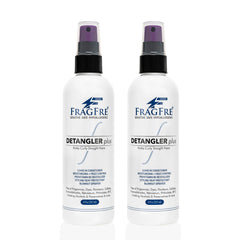 FRAGFRE Detangler Plus bottle showing fragrance-free formula for sensitive skin.