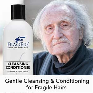 FRAGFRE hair after use showing soft, smooth, odourless results without heaviness