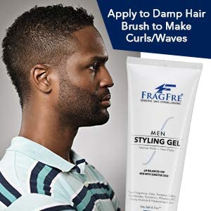FRAGFRE alcohol-free gel nourishes hair for everyday styling comfort.