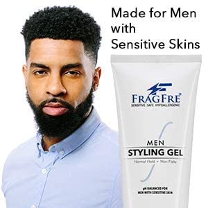 FRAGFRE soft-hold gel adds volume while keeping hair relaxed.